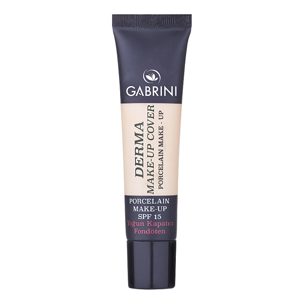 کرم پودر تیوپی گابرینی مدل Derma Make-Up Cover رنگ Porcelain حجم ۳۶ میلی‌لیتر