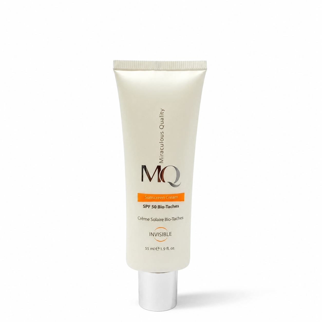 کرم ضد آفتاب ضدلک و روشن‌کننده بی‌رنگ ام کیو (MQ) مدل بایوتچ SPF50 حجم 55 میلی‌لیتر
