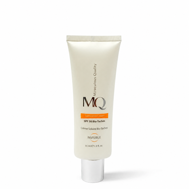 کرم ضد آفتاب ضدلک و روشنکننده بیرنگ ام کیو (MQ) مدل بایوتچ SPF50 حجم 55 میلیلیتر