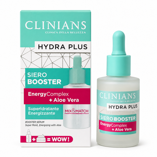 سرم بوستر هیدرا پلاس کلینیانس (Clinians) آبرسان و انرژیبخش مدل Hydra Plus حجم 30