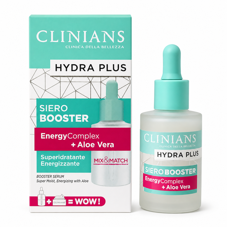 سرم بوستر هیدرا پلاس کلینیانس (Clinians) آبرسان و انرژیبخش مدل Hydra Plus حجم 30