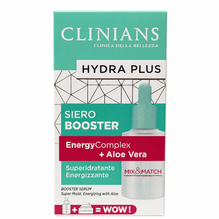 سرم بوستر هیدرا پلاس کلینیانس (Clinians) آبرسان و انرژیبخش مدل Hydra Plus حجم 30