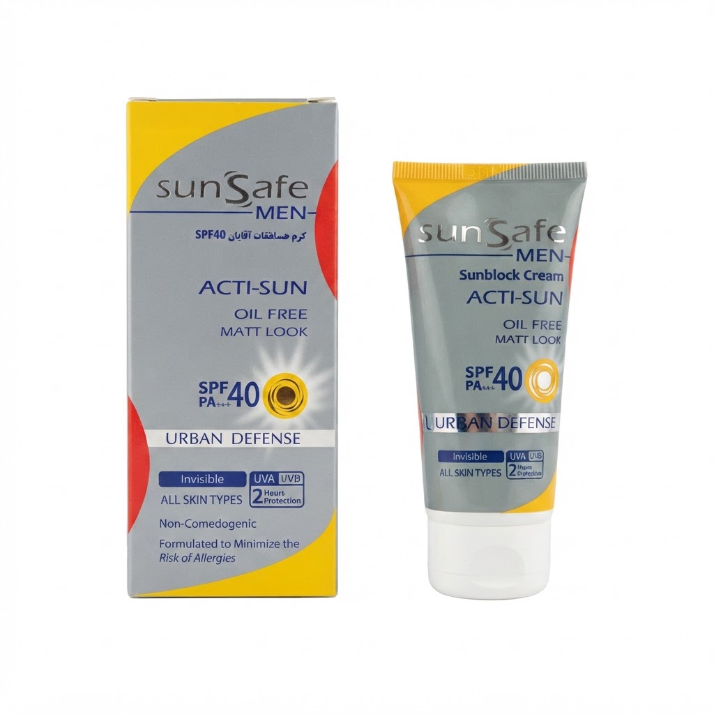 ضد آفتاب بی‌رنگ سان سیف آقایان SPF40