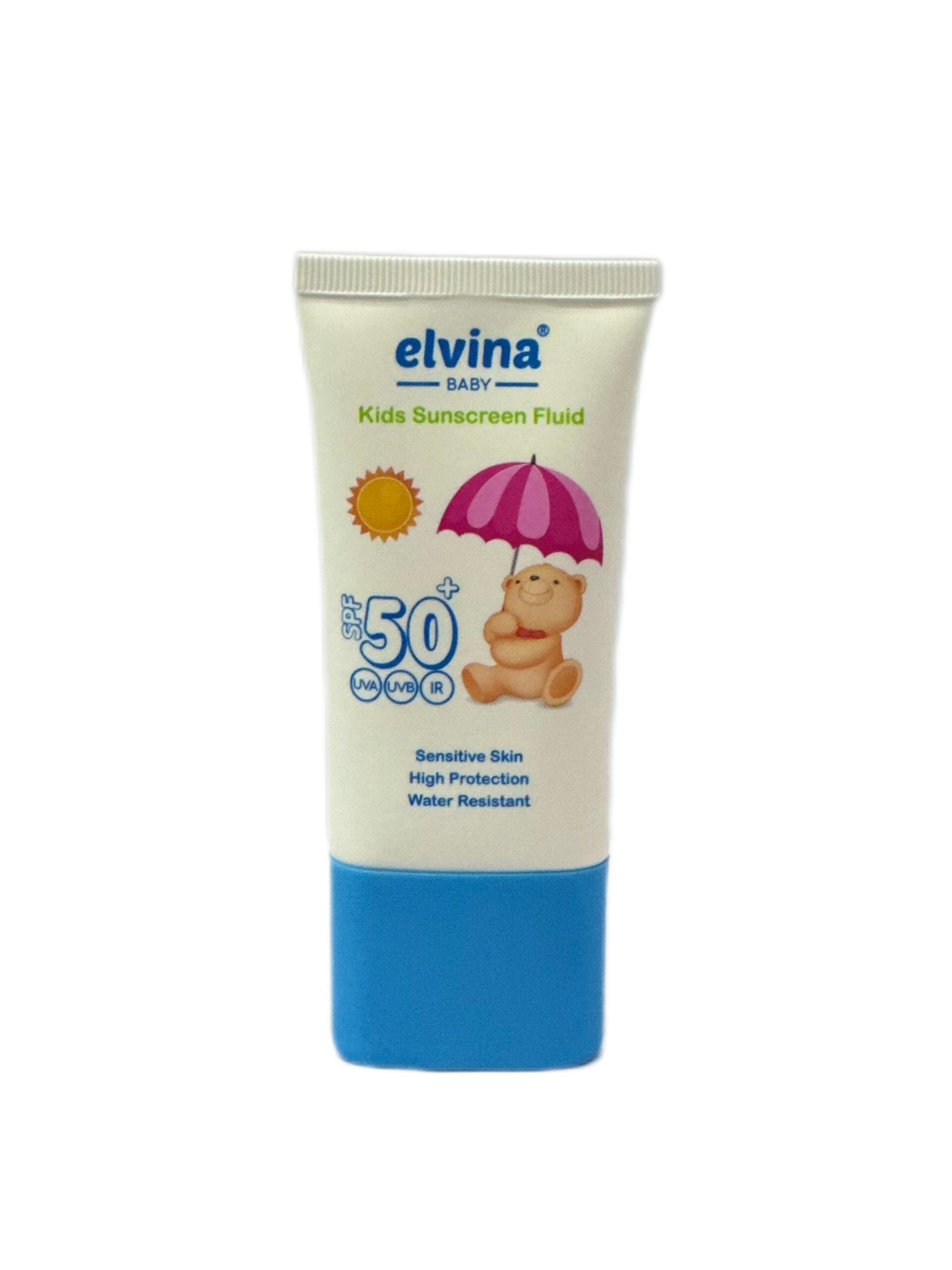 فلوئید ضد آفتاب کودک الوینا (Elvina) با SPF50 حجم 50 میلی‌لیتر