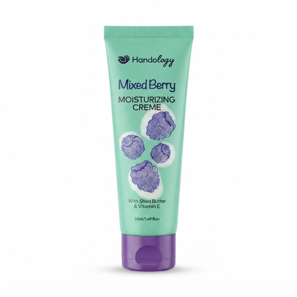 کرم آبرسان هندولوژی مدل Mixed Berry حاوی ویتامین E حجم 50 میلی‌لیترح