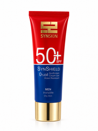 کرم ژل ضد آفتاب آقایان سایناسکین مدل Synshield با SPF50 حجم ۵۰ میلیلیتر