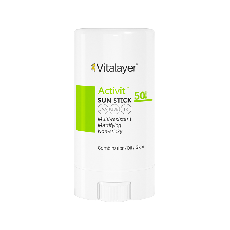 ضد آفتاب استیکی ویتالیر SPF50 مناسب پوست چرب و مختلط