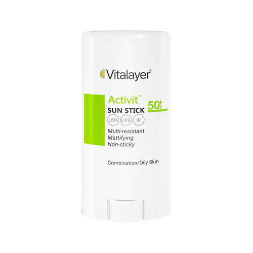 ضد آفتاب استیکی ویتالیر SPF50 مناسب پوست چرب و مختلط